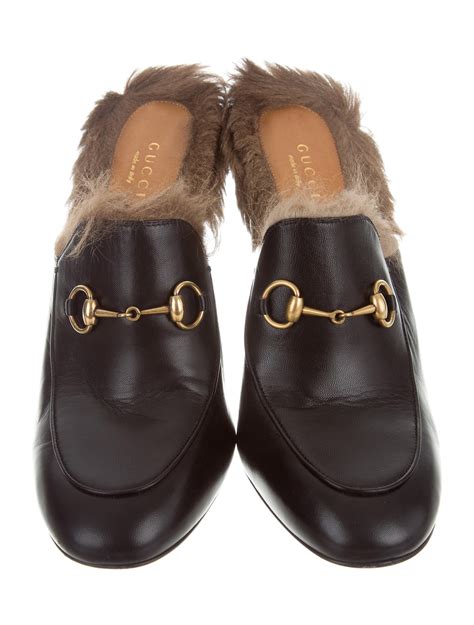 gucci princetown mules with fur|gucci princetown mules on sale.